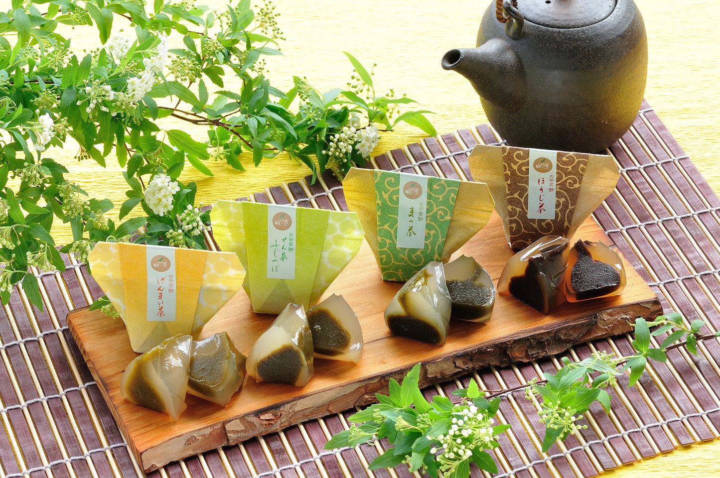 【牧ノ原オリジナル】お茶葛餅(くずもち)ギフトセット ※5種詰合せ 個包装