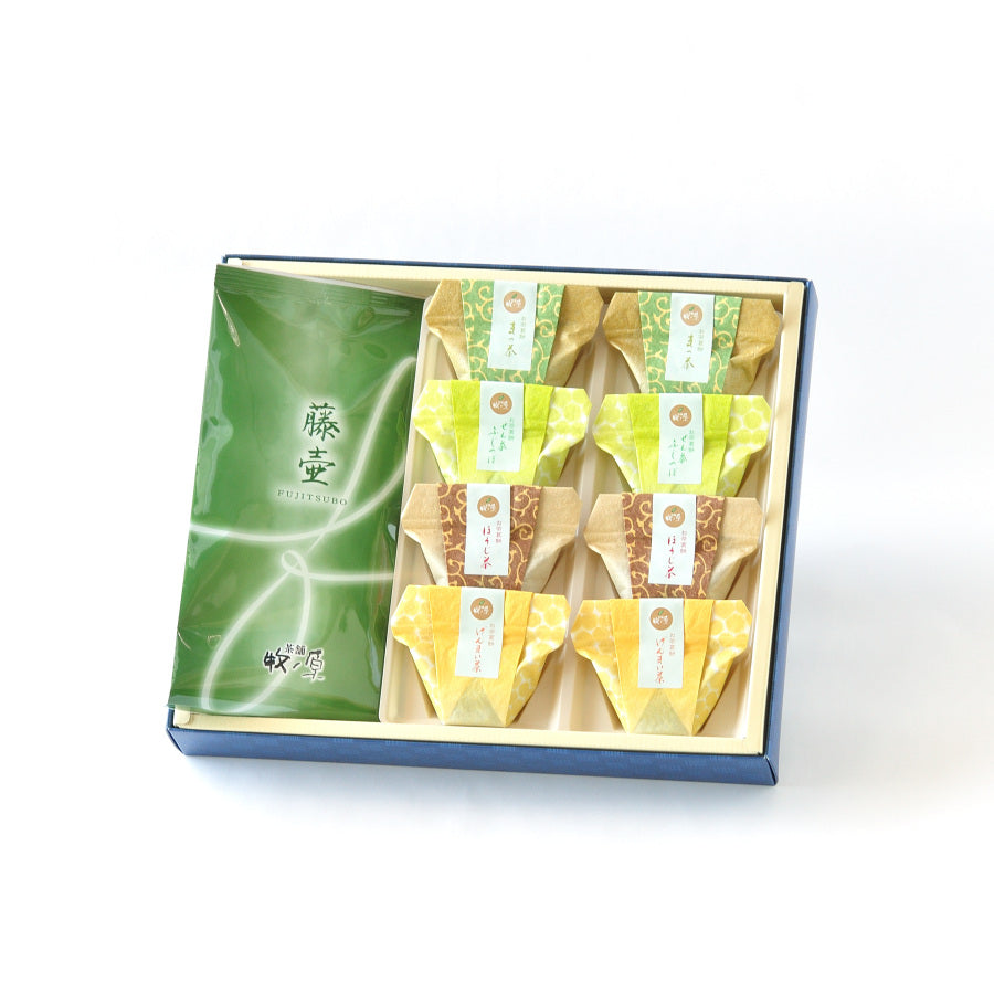 【お茶とお茶スイーツ】「凛(りん)」深蒸し茶 藤壷 とお茶くずもち