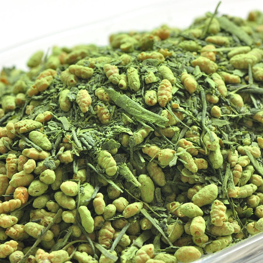 抹茶入り玄米茶 (静岡県大井川流域産) 茶葉 100g