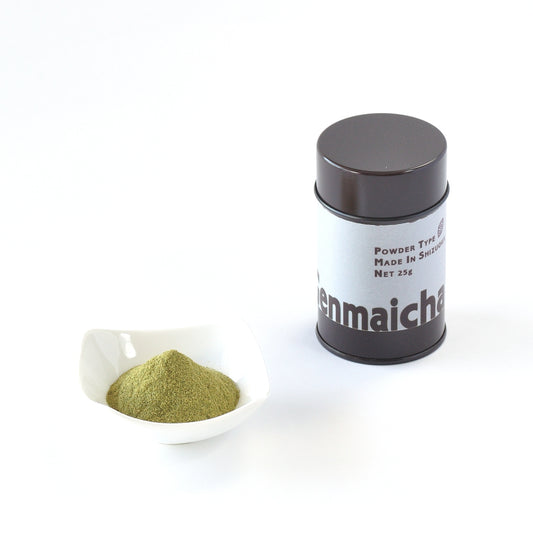 【お茶の栄養まるごと】臼挽きげんまい茶(缶)