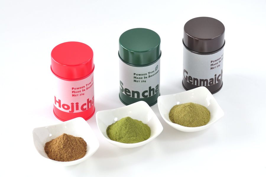 【お茶の栄養まるごと】臼挽茶3種セット (煎茶・げんまい茶・ほうじ茶)