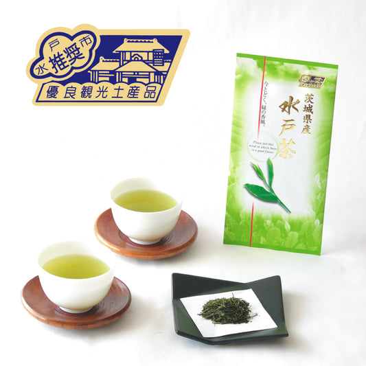 水戸茶(みと茶) (茨城県産) 茶葉 100g 水戸市優良観光土産品