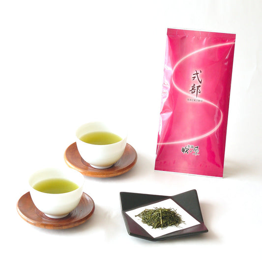 深蒸し茶 式部 (静岡県大井川流域産) 茶葉 100g  2025年度新茶入荷