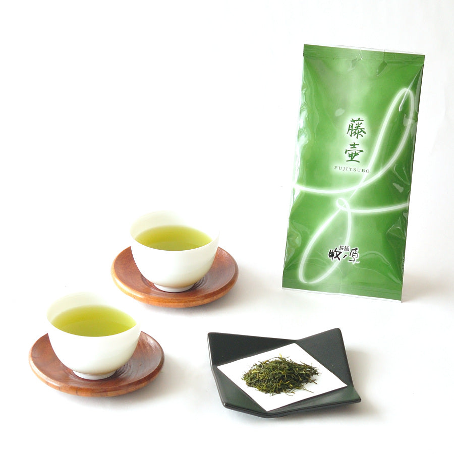 【お茶とお茶スイーツ】「凛（りん）」深蒸し茶 藤壷 とお茶くずもち　