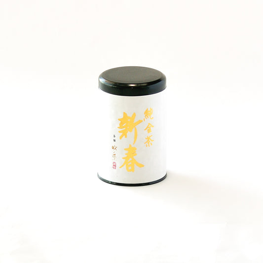 【縁起茶】純金茶「新春」(缶入り)　きんぷんちゃ　11/15より販売開始